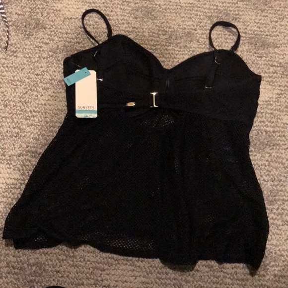 40D Sunsets Gridlock Iconic Twist Tankini - Picture 5 of 6